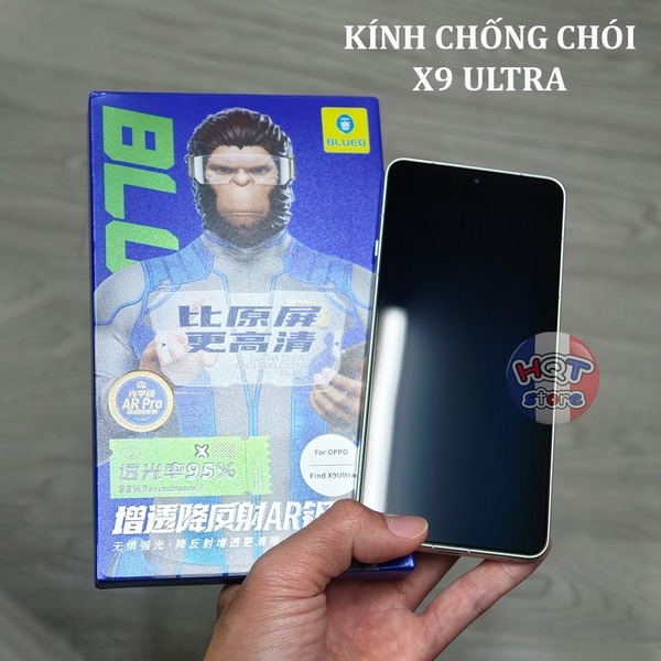 Kính cường lực chống chói BlueO Ultra Clear AR Oppo X9 Ultra