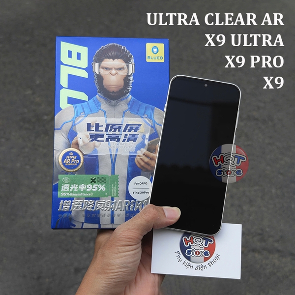 Kính cường lực chống chói BlueO Ultra Clear AR Oppo X9 Ultra X9 Pro X9