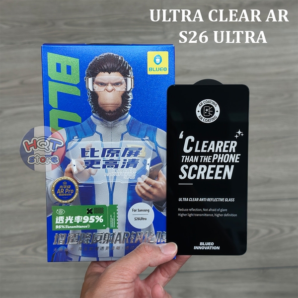 Kính cường lực chống chói BlueO Ultra Clear AR Samsung S26 Ultra