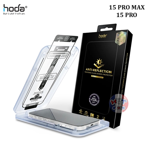 Kính cường lực chống chói HODA AR cho IPhone 15 Pro Max / 15 Pro