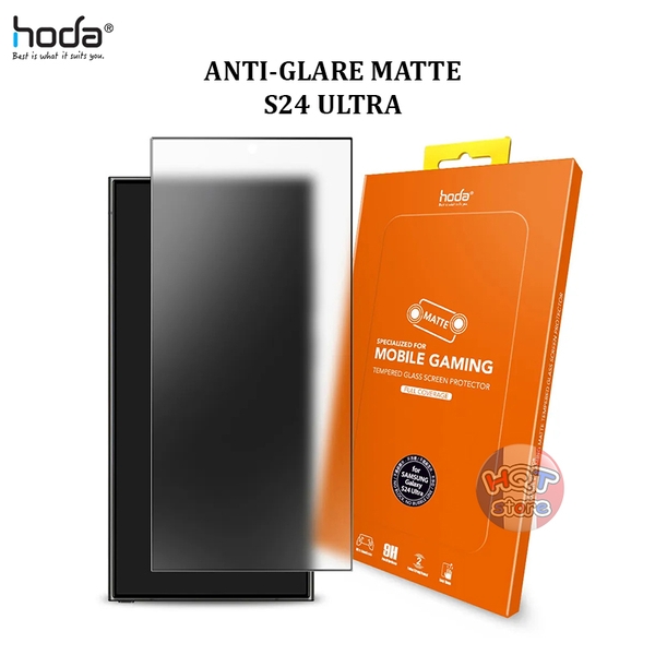 Kính cường lực chống vân tay HODA Anti-Glare Matte Samsung S24 Ultra