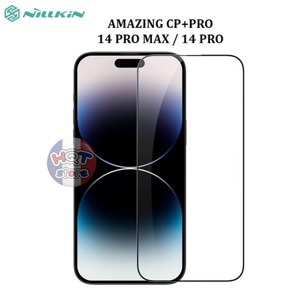 Kính cường lực full màn Nillkin Amazing CP+ Pro IPhone 14 ProMax 14Pro