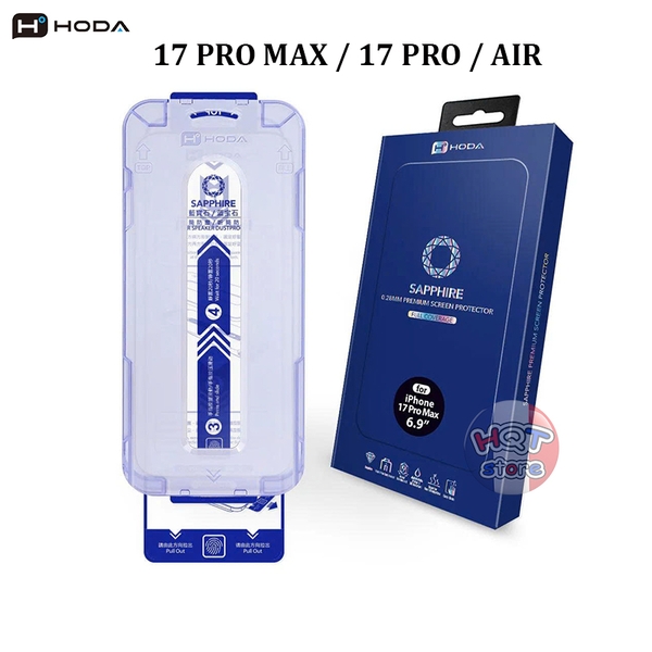 Kính cường lực HODA SAPPHIRE cho iPhone 17 Pro Max / 17 Pro / Air