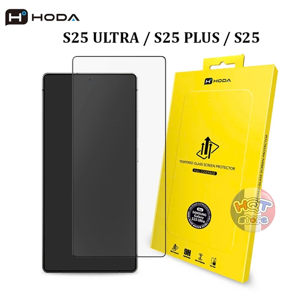 Kính cường lực màn hình HODA CLEAR 2.5D cho S25 Ultra / S25 Plus / S25