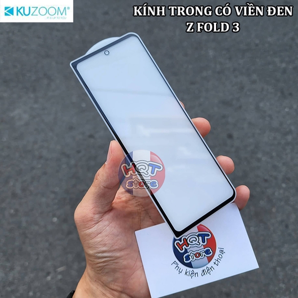 Kính cường lực màn hình Kuzoom 2.5D Samsung Z Fold 3 (màn nhỏ)