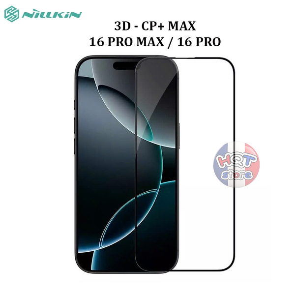 Kính cường lực Nillkin 3D CP+ Max cho IPhone 16 Pro Max / 16 Pro