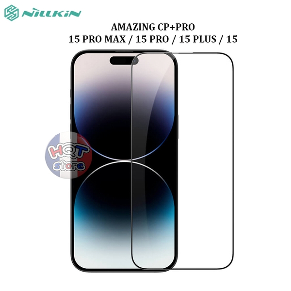 Kính cường lực Nillkin CP+ Pro IPhone 15 Pro Max / 15 Pro / 15 Plus / 15