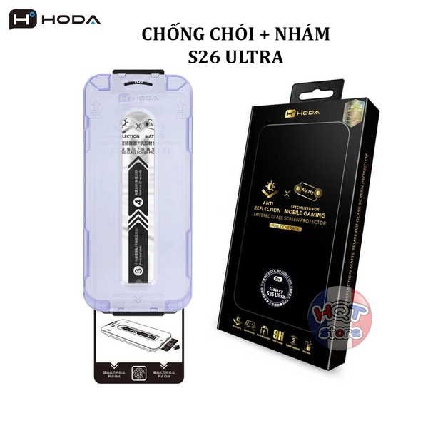Kính nhám chống chói HODA 2in1 AR + Matte Samsung S26 Ultra