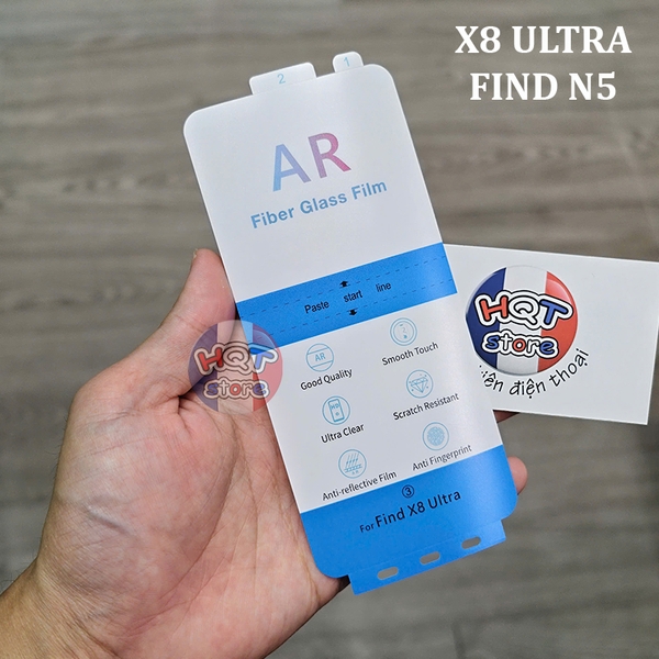 Miếng dán dẻo film chống chói AR cho Oppo X8 Ultra / Find N5