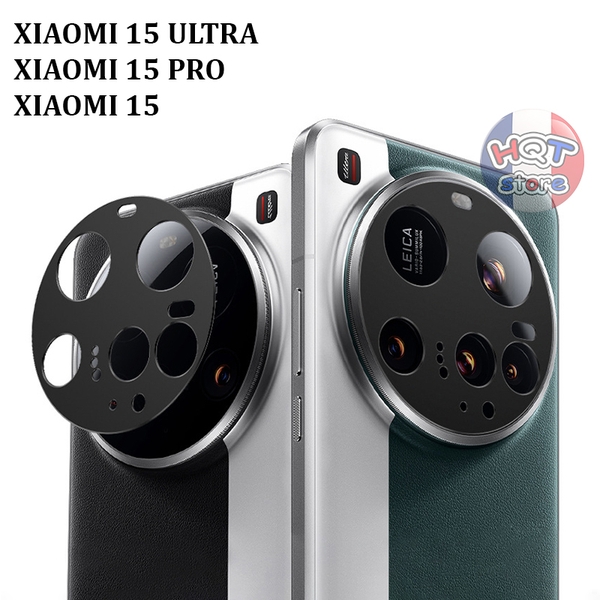 Miếng dán kim loại bảo vệ Camera Xiaomi 15 Ultra / 15 Pro / 15 hợp kim nhôm