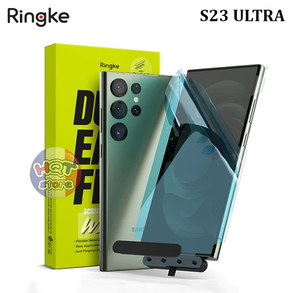 Miếng dán màn hình Ringke Dual Easy Film Wing Samsung S23 Ultra 2miếng