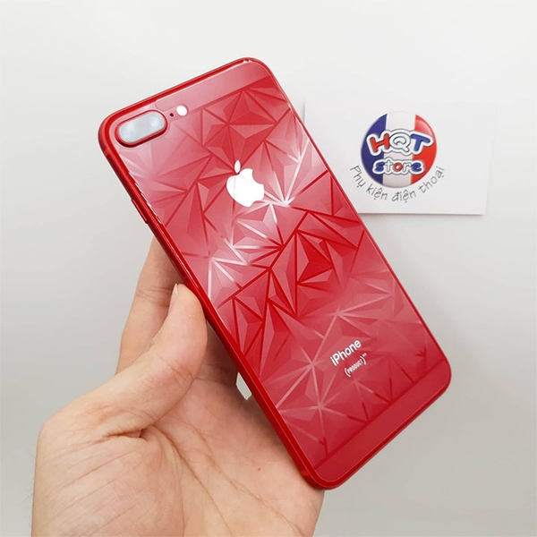 Miếng dán mặt lưng 3D vân kim cương cho Iphone 7 / 8 / 7Plus / 8Plus