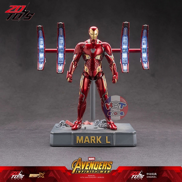 Mô hình iRon Man Mark 50 Luminous Platform Led ZD Toys 1/10 MK50