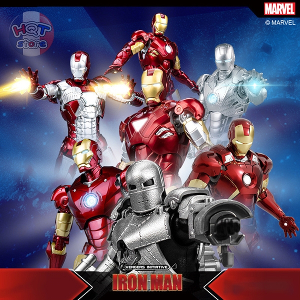 Mô hình iRon Man Model Kits Fondjoy Mark 1 2 3 4 5 6 7 tỉ lệ 1/12