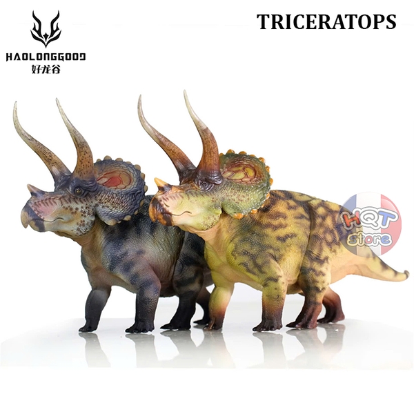 Mô hình Khủng Long Triceratops Haolonggood tỉ lệ 1/35
