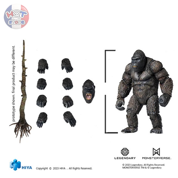 Mô hình Kong Skull Island HIYA Exquisite Basic Action Figure 15cm