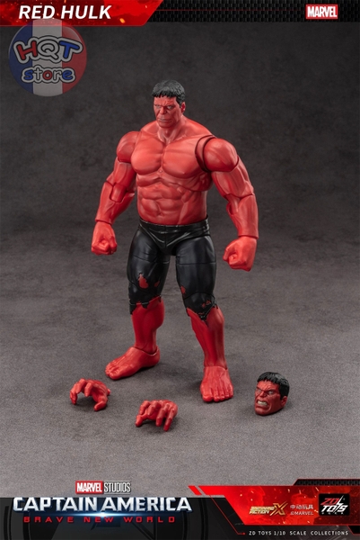 Mô hình Red Hulk ZD Toys 1/10 Brave New World 2025