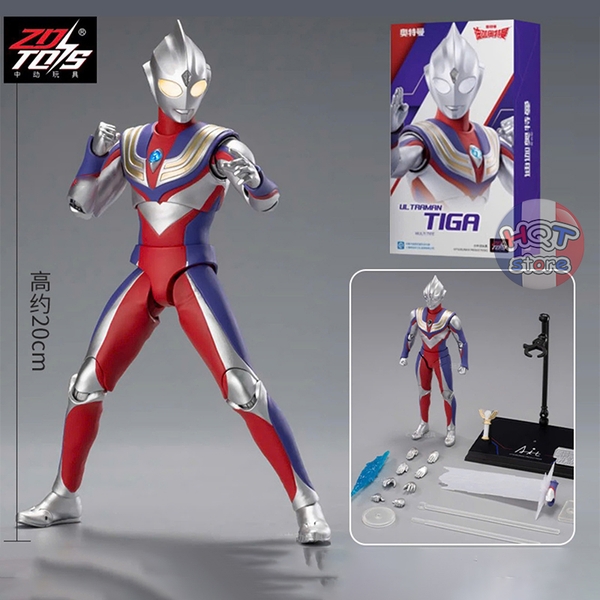 Mô hình Siêu Nhân Ultraman Tiga ZD Toys tỉ lệ 1/10