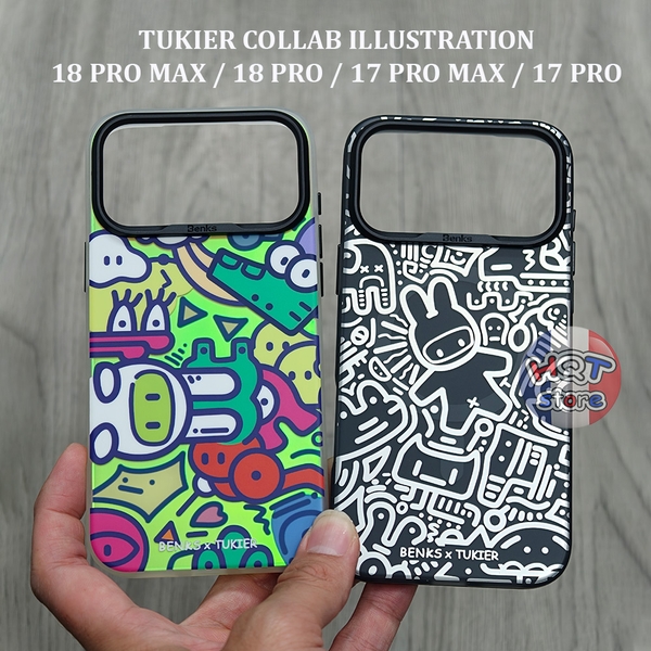 Ốp Benks x Tukier Collab lllustration iPhone 18 Pro Max / Pro / 17