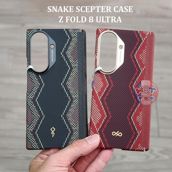 Ốp carbon Defense Snake Scepter Case Samsung Z Fold 8 Ultra