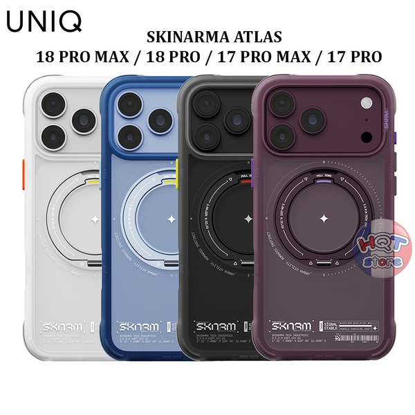 Ốp chống sốc UNIQ Skinarma Atlas iPhone 18 Pro Max / 17 Series