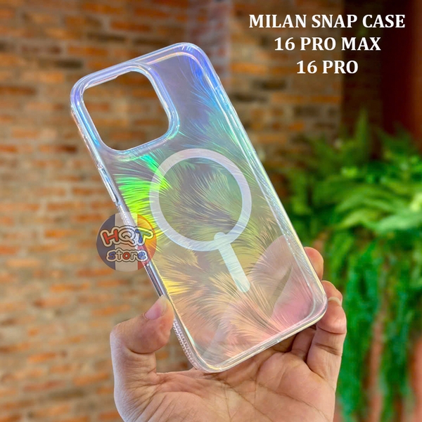 Ốp chống sốc ZAGG Milan Snap Case Magsafe IPhone 16 Pro Max 16 Pro
