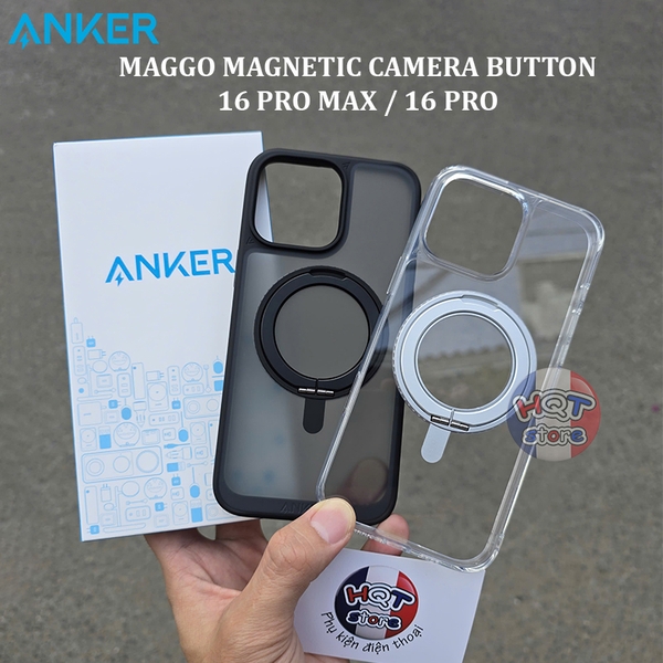 Ốp có nút camera Anker MagGo Magnetic A90H160C iPhone 16 Pro Max 16Pro