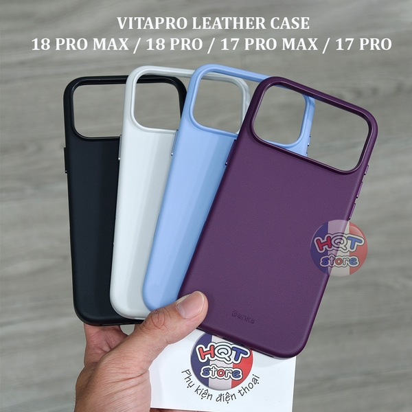 Ốp da Benks VitaPro Leather Case iPhone 18 Pro Max / 17 Series