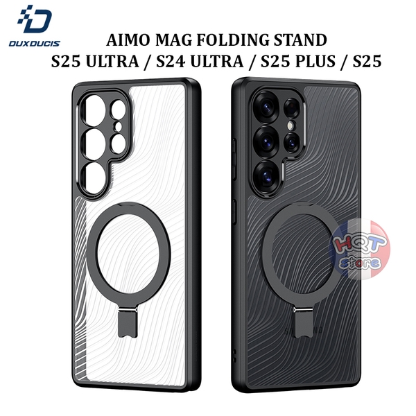 Ốp Dux Ducis Aimo Mag Folding Stand S25 Ultra S24 Ultra S25 Plus S25