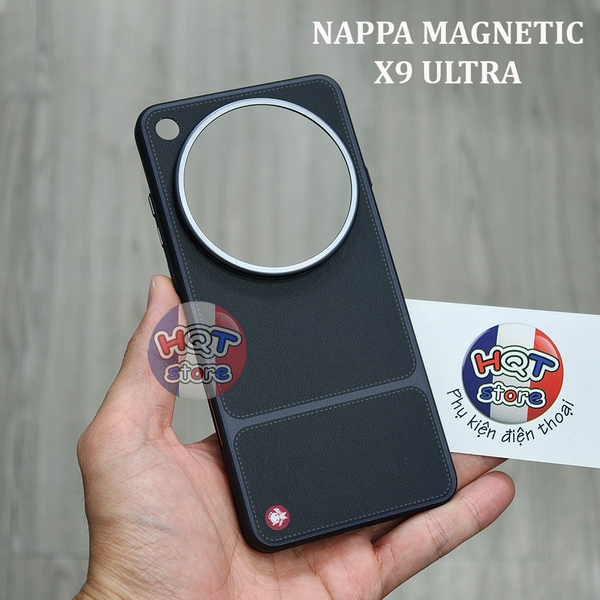 Ốp Fun Gear Nappa Magnetic OPPO X9 Ultra | Có nắp camera
