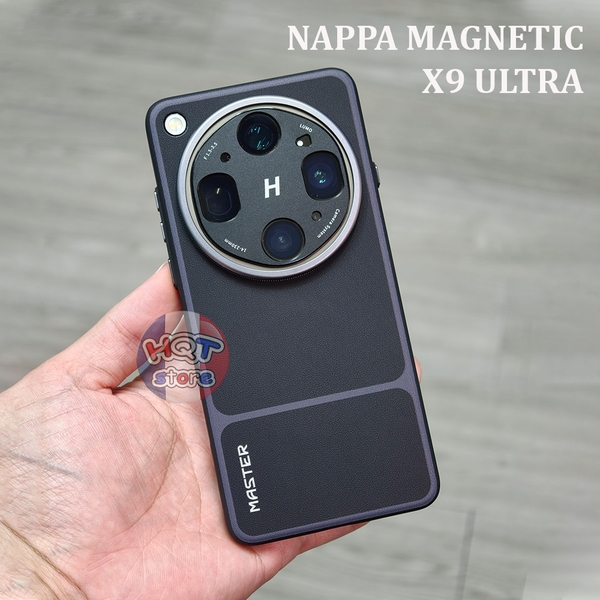 Ốp Fun Gear Nappa Magnetic OPPO X9 Ultra | Có nắp camera