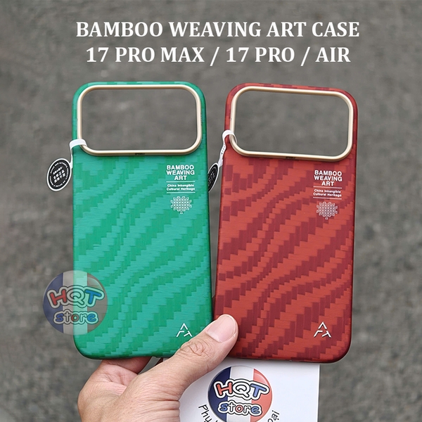 Ốp lưng AIRITY Bamboo Weaving Art Case iPhone 17 Pro Max / 17 Pro / Air