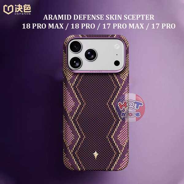 Ốp lưng Aramid Defense Skin Scepter cho iPhone 18 Pro Max / 17