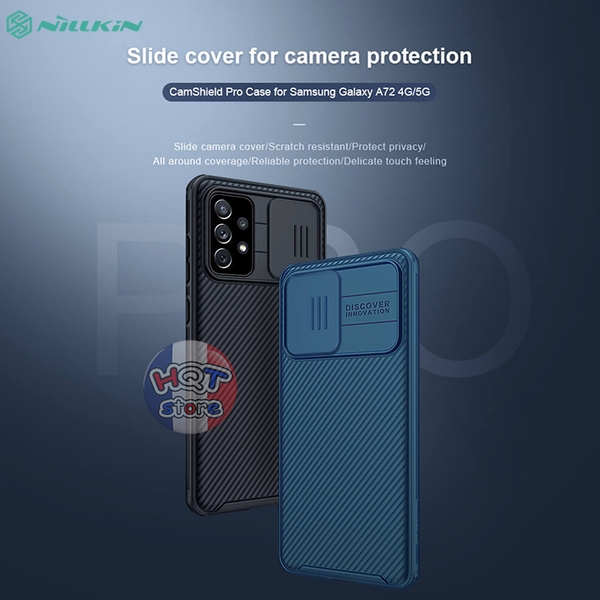 Ốp lưng bảo vệ camera Nillkin CamShield Pro cho Galaxy A72