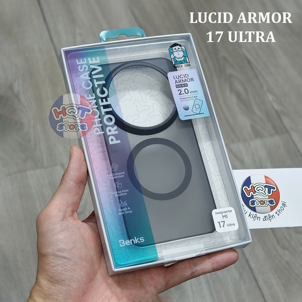 Ốp Lưng Benks Lucid Armor Xiaomi 17 Ultra Nhám Chống Vân Tay