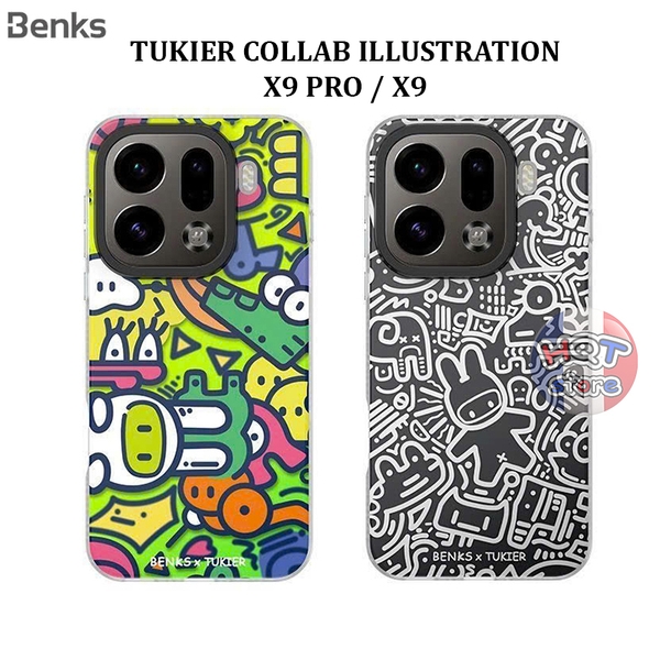 Ốp lưng Benks x Tukier Collab lllustration cho OPPO X9 Pro / X9
