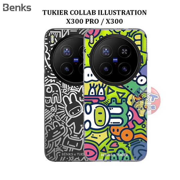 Ốp lưng Benks x Tukier Collab lllustration cho Vivo X300 Pro / X300