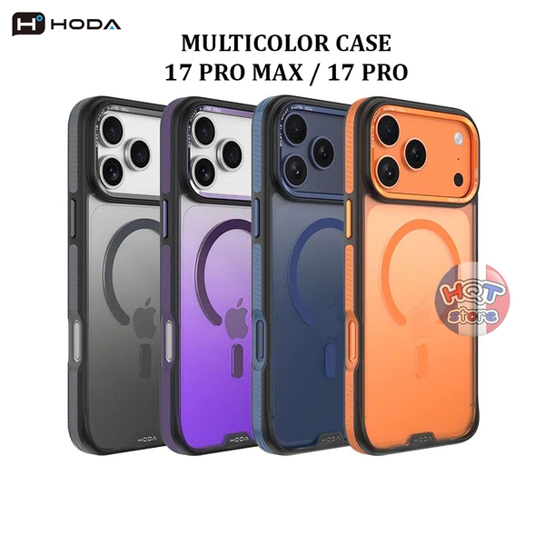 Ốp lưng chống sốc HODA MultiColor Case Magnet iPhone 17 Pro Max 17Pro