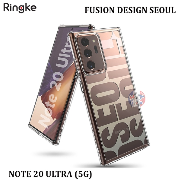 Ốp lưng chống sốc Ringke Fusion Design Seoul cho Samsung Note 20 Ultra