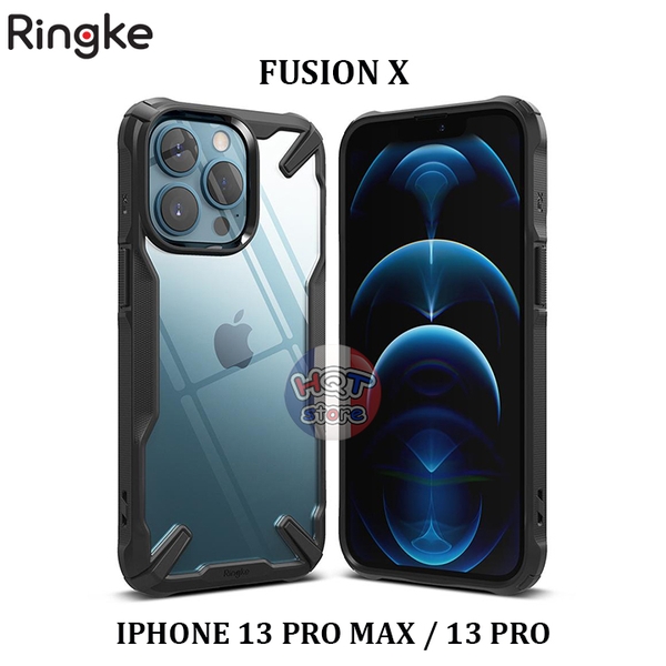 Ốp lưng chống sốc Ringke Fusion X cho IPhone 13 Pro Max / 13 Pro