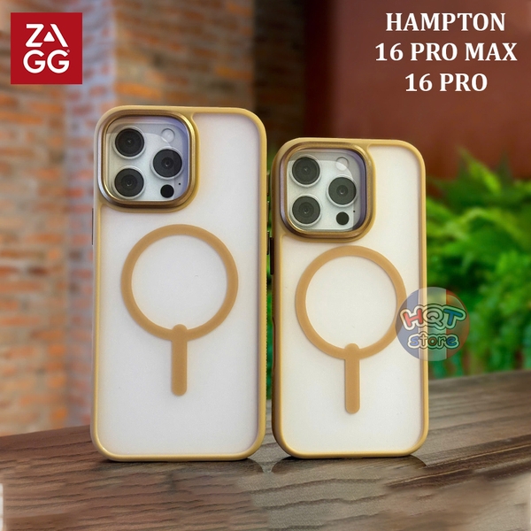Ốp lưng chống sốc ZAGG Hampton Snap Case IPhone 16 Pro Max / 16 Pro