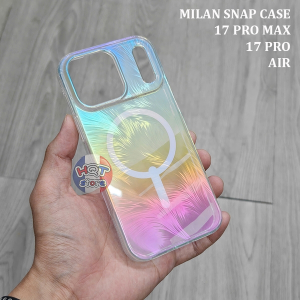 Ốp lưng chống sốc ZAGG Milan Snap Case iPhone 17 Pro Max 17 Pro Air