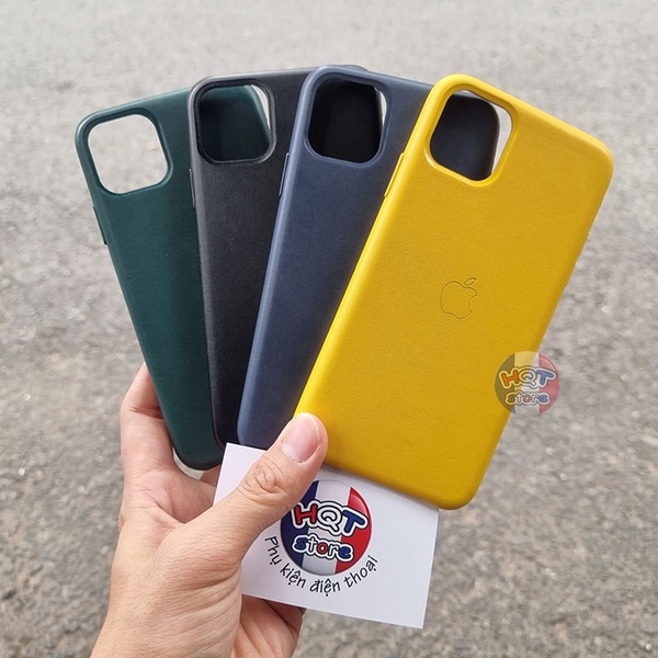 Ốp lưng da Leather Case cho IPhone 11 Pro Max (loại 2)