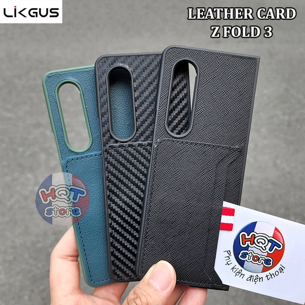 Ốp lưng da Likgus Leather Card Cover Samsung Galaxy Z Fold 3 5G