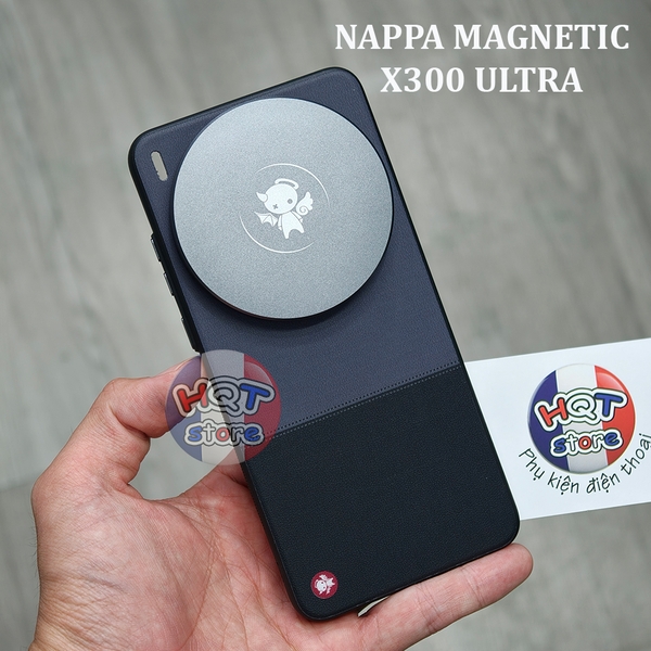 Ốp lưng Fun Gear Nappa Magnetic Vivo X300 Ultra | Có nắp camera