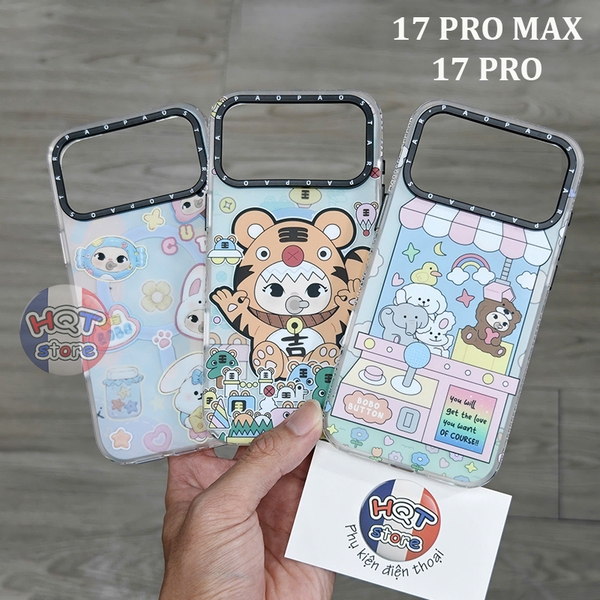 Ốp lưng hình dễ thương PaoPaoStar Collab iPhone 17 Pro Max / 17 Pro