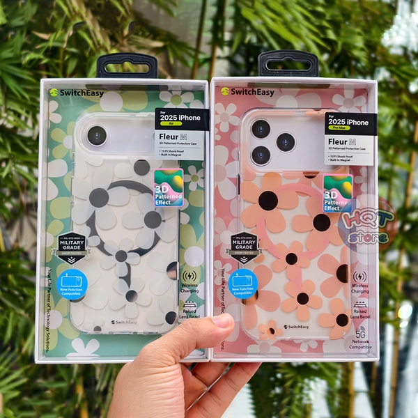 Ốp lưng hoa 3D SwitchEasy Fleur M cho iPhone 17 Pro Max / 17 Pro / 17 Air