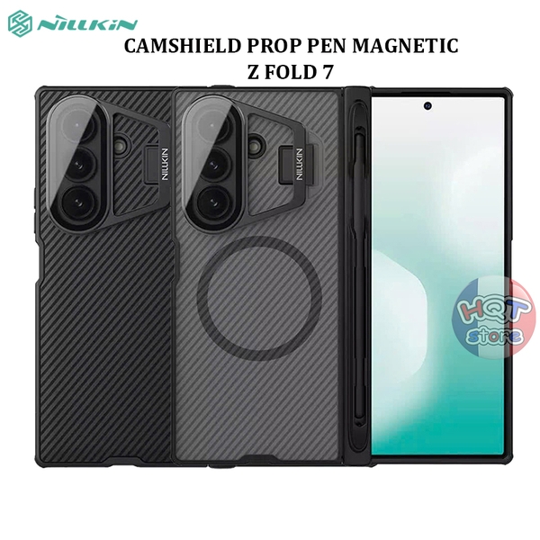 Ốp lưng kèm bút Nillkin Camshield Prop PEN Magnetic Z Fold 7