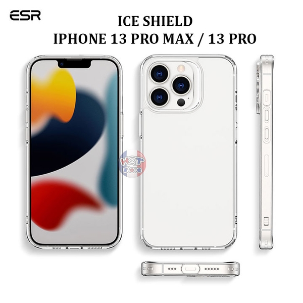 Ốp lưng kính trong suốt ESR ICE SHIELD cho IPhone 13 Pro Max / 13 Pro