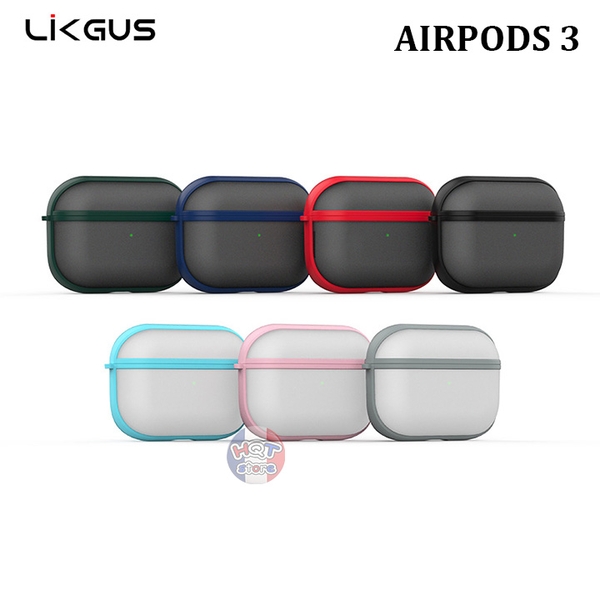 Ốp Lưng Likgus Matte Case cho tai nghe Airpods 3 nhám chống vân tay